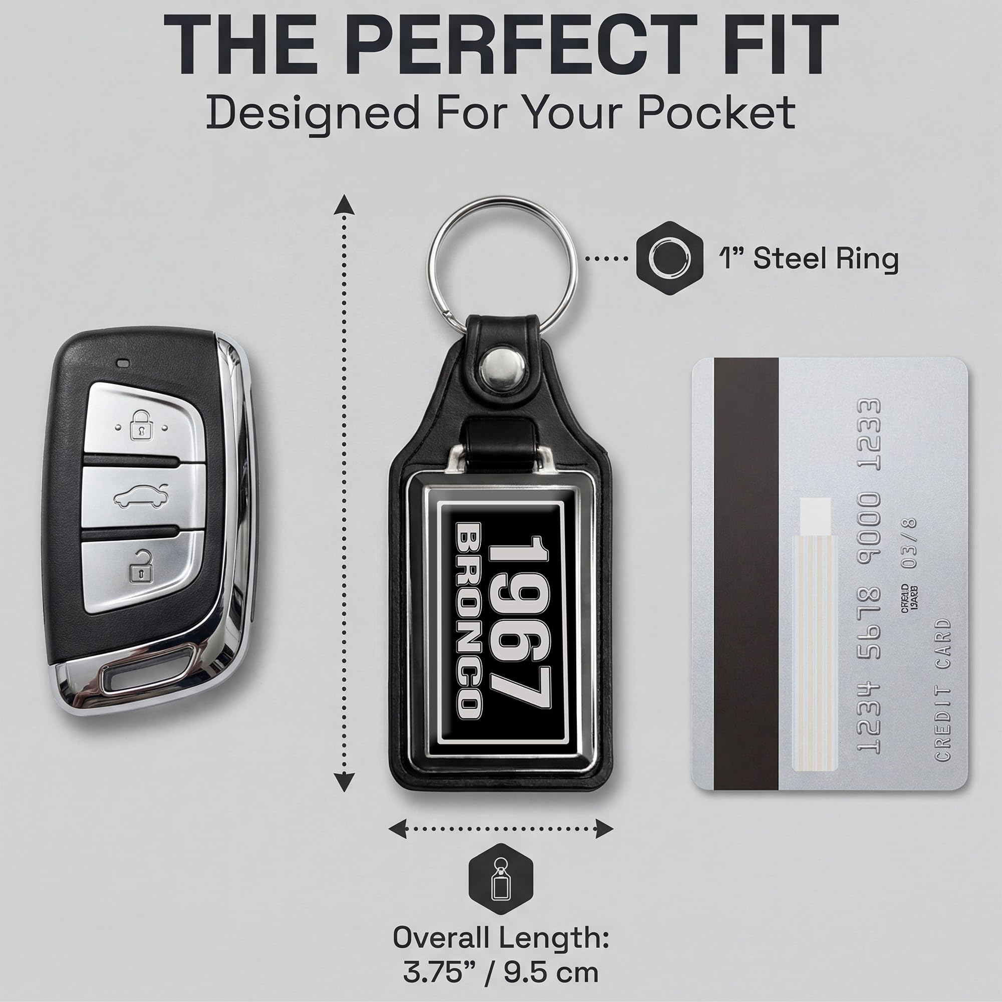 Brotherhood Car Key Chain for Bronco - Classic Models Keychain for Men and Women Gift Key Ring - Image 4