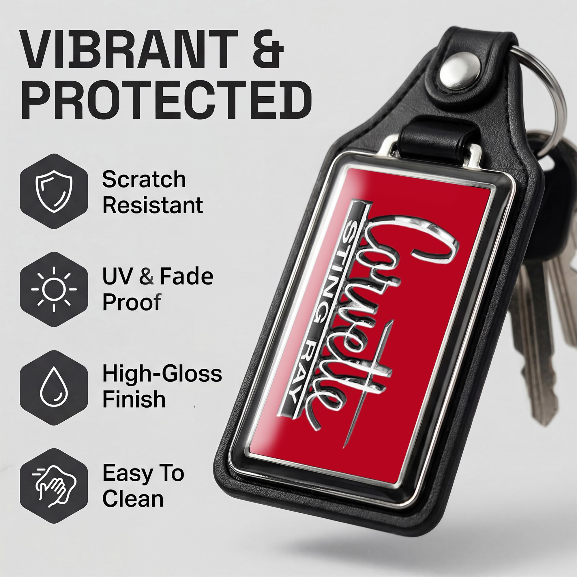 Brotherhood Car Key Chain for Corvette - Classic Models Keychain for Men and Women Gift Key Ring Key Chain - Image 3