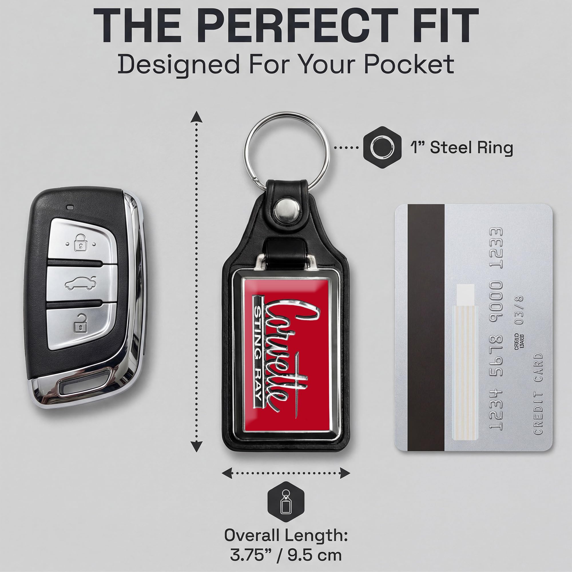 Brotherhood Car Key Chain for Corvette - Classic Models Keychain for Men and Women Gift Key Ring Key Chain - Image 4