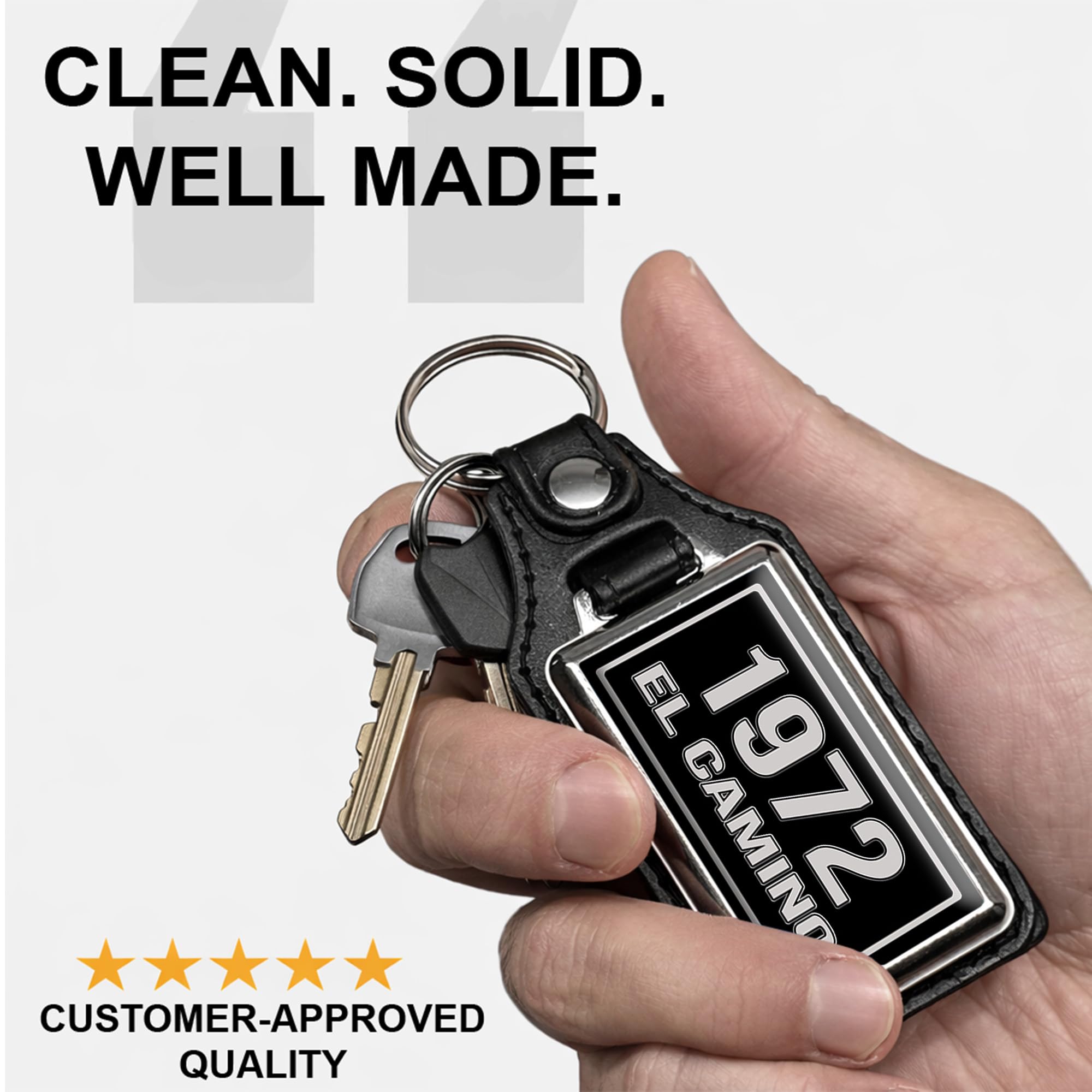 Brotherhood Car Key Chain for El Camino - Classic Models Keychain for Men and Women Gift Key Ring - Image 3