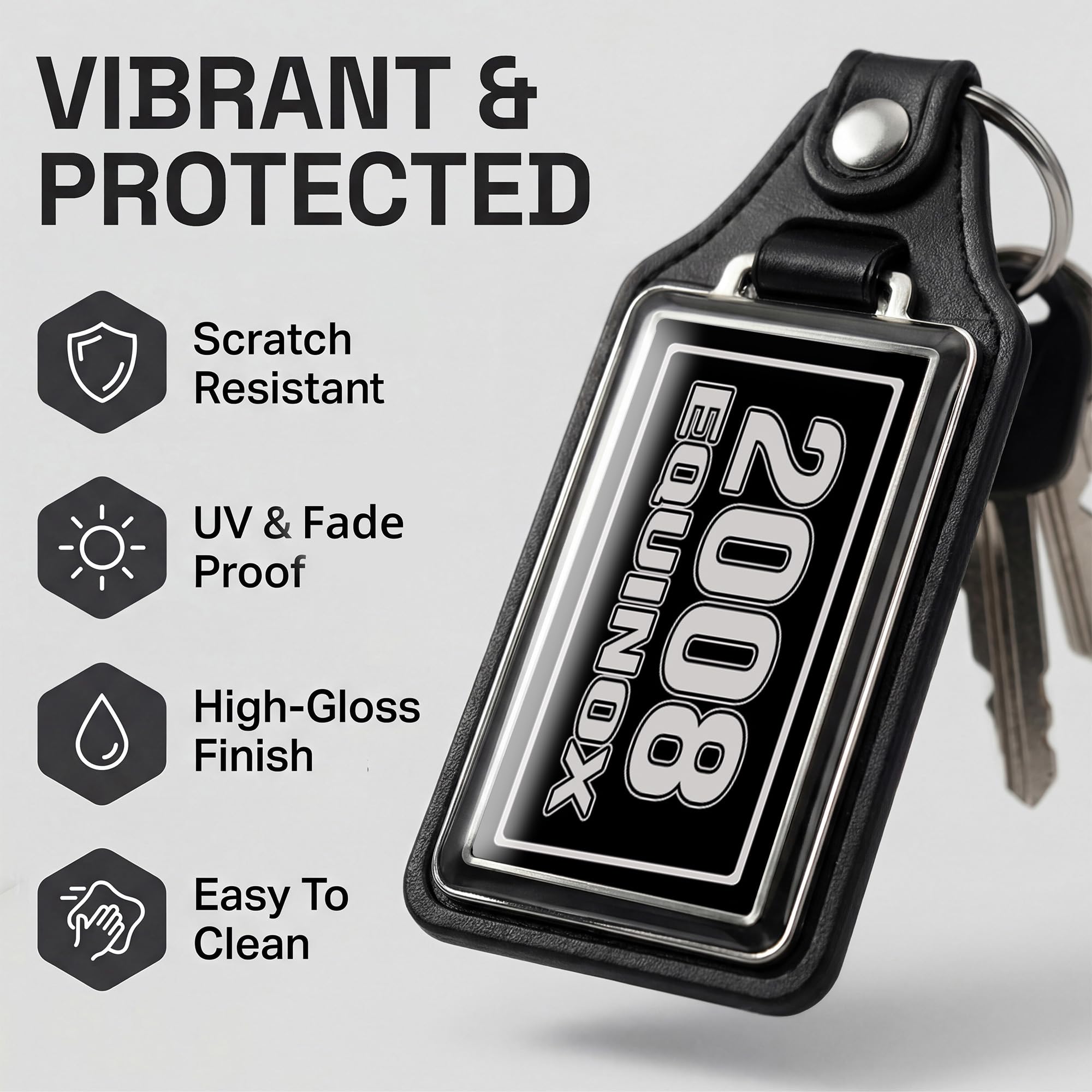 Brotherhood Car Key Chain for Equinox - Classic Models Keychain for Men and Women Gift Key Ring - 2008 - Image 3
