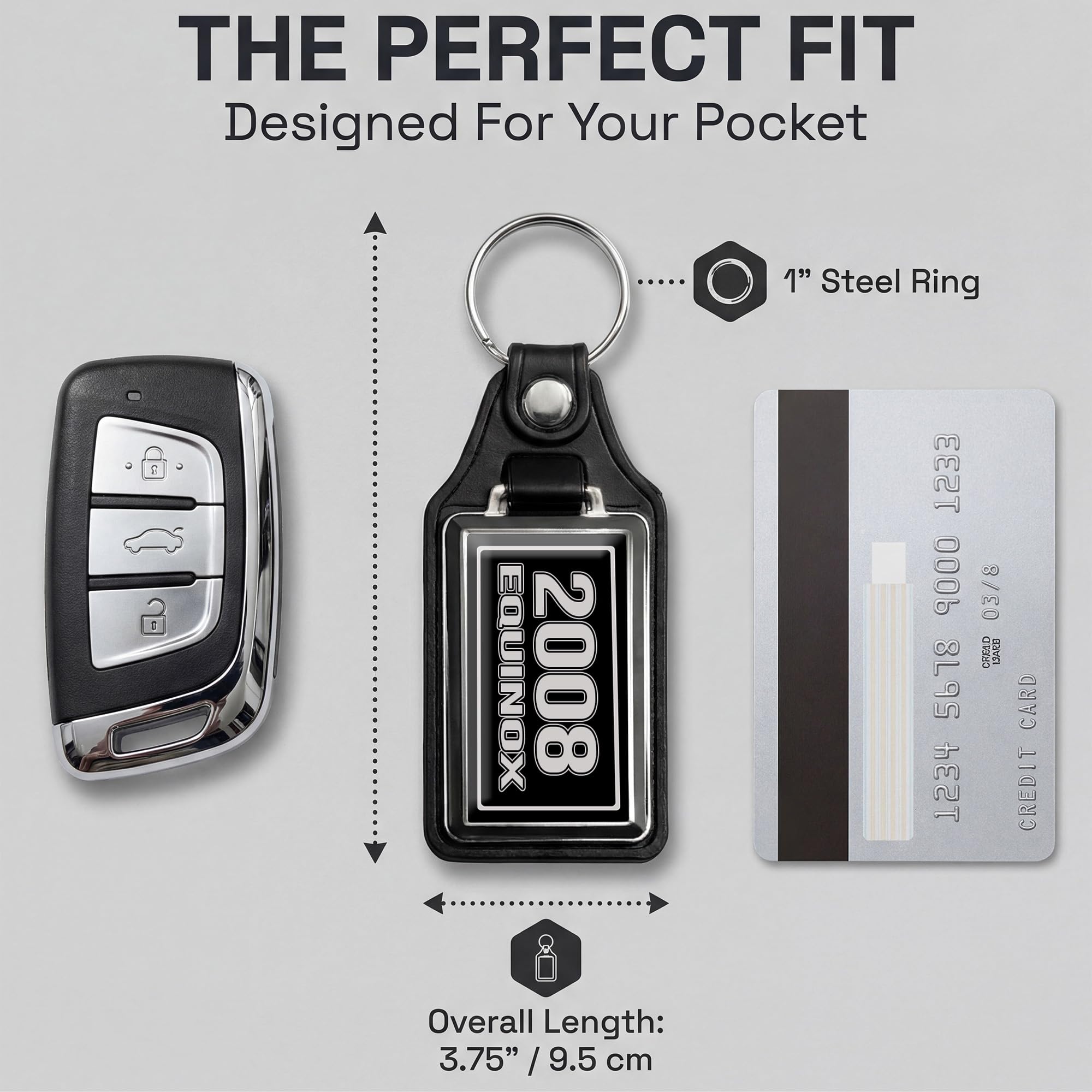 Brotherhood Car Key Chain for Equinox - Classic Models Keychain for Men and Women Gift Key Ring - 2008 - Image 4