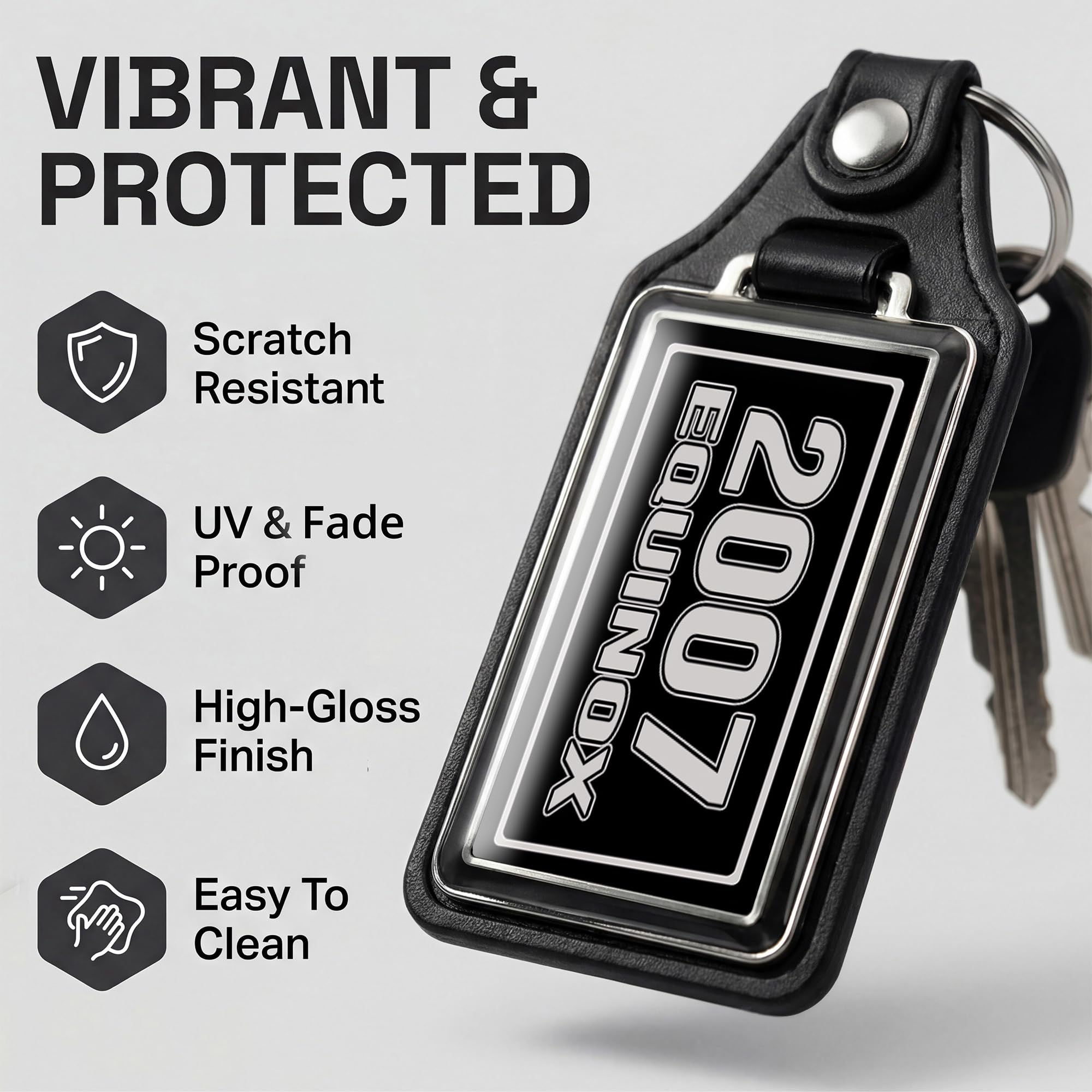 Brotherhood Car Key Chain for Equinox - Classic Models Keychain for Men and Women Gift Key Ring - 2007 - Image 3