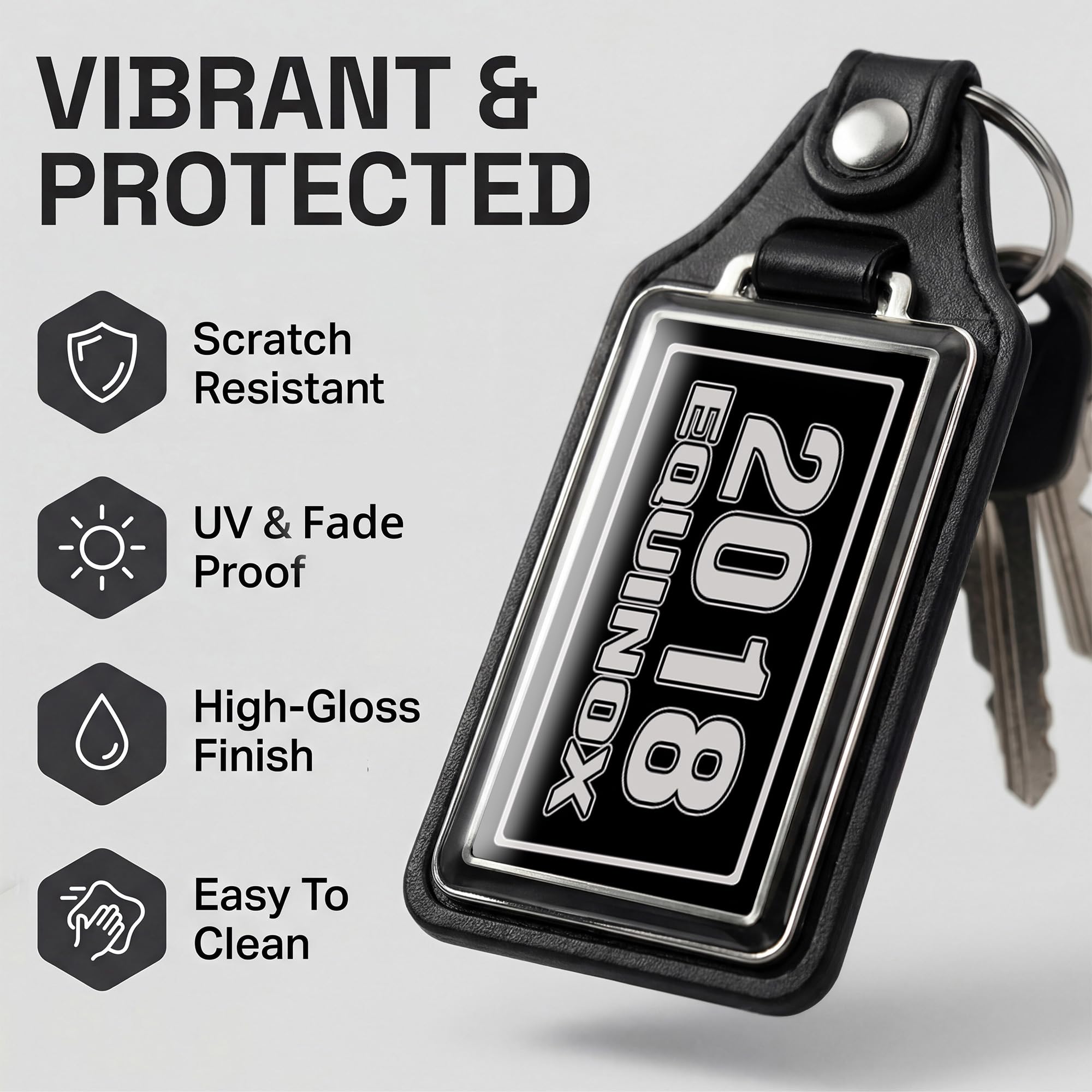 Brotherhood Car Key Chain for Equinox - Classic Models Keychain for Men and Women Gift Key Ring - 2018 - Image 3