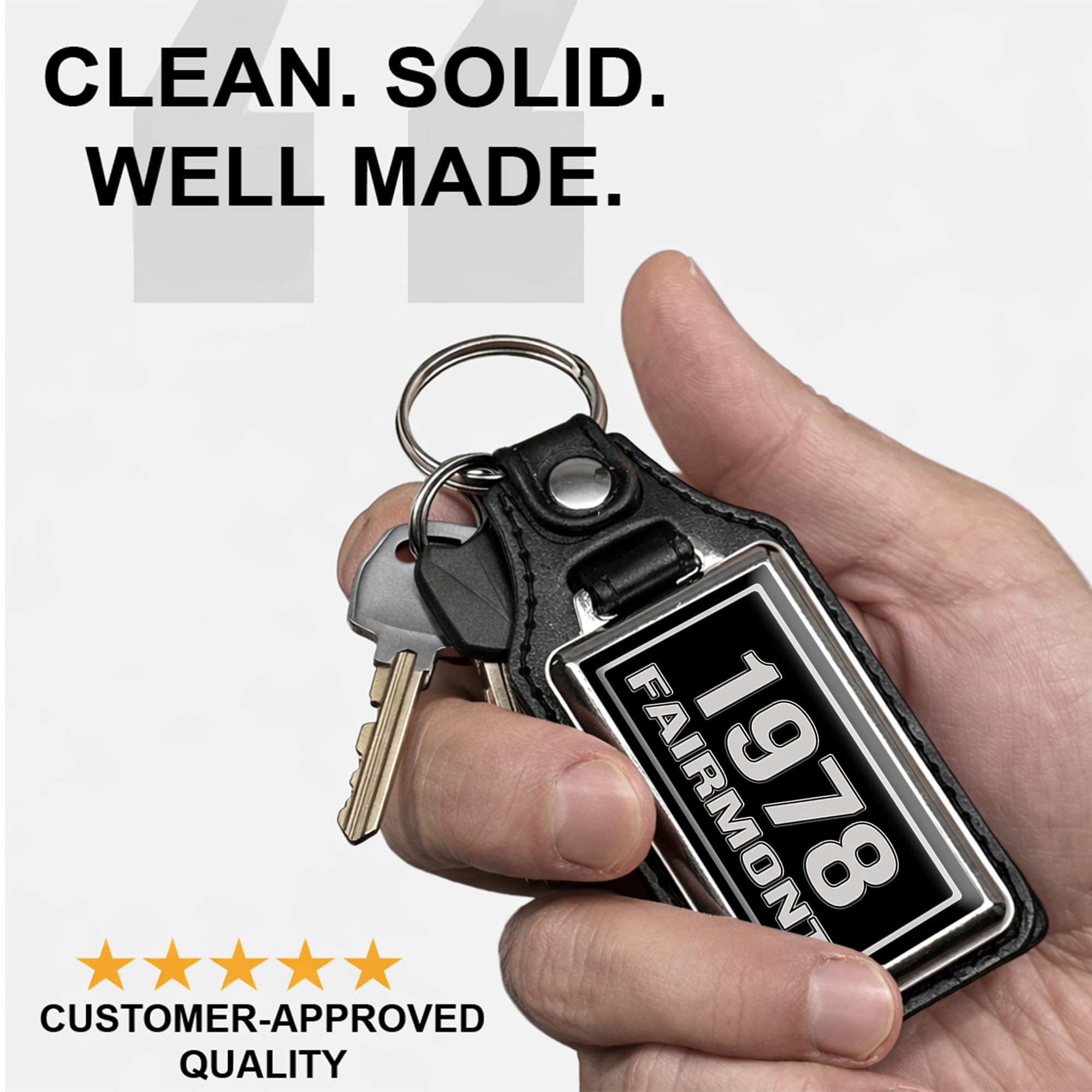 Brotherhood Car Key Chain for Fairmont - Classic Models Keychain for Men and Women Gift Key Ring - Image 3
