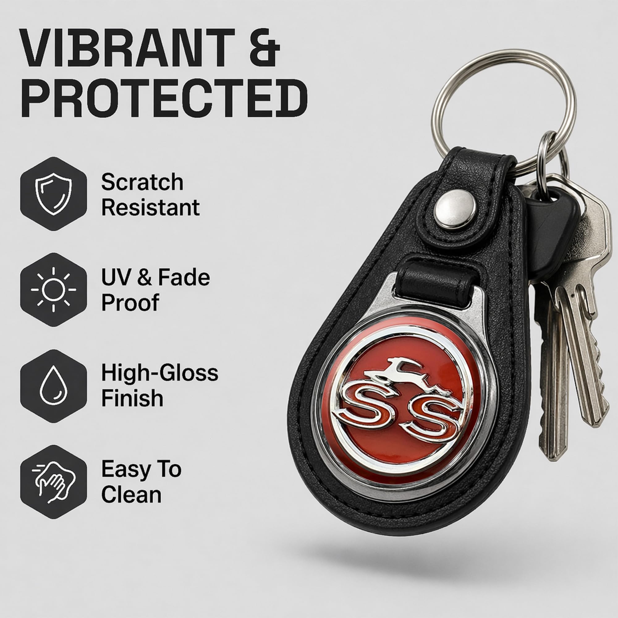 Brotherhood Car Key Chain for Impala - Classic Models Keychain for Men and Women Gift Key Ring - Image 3