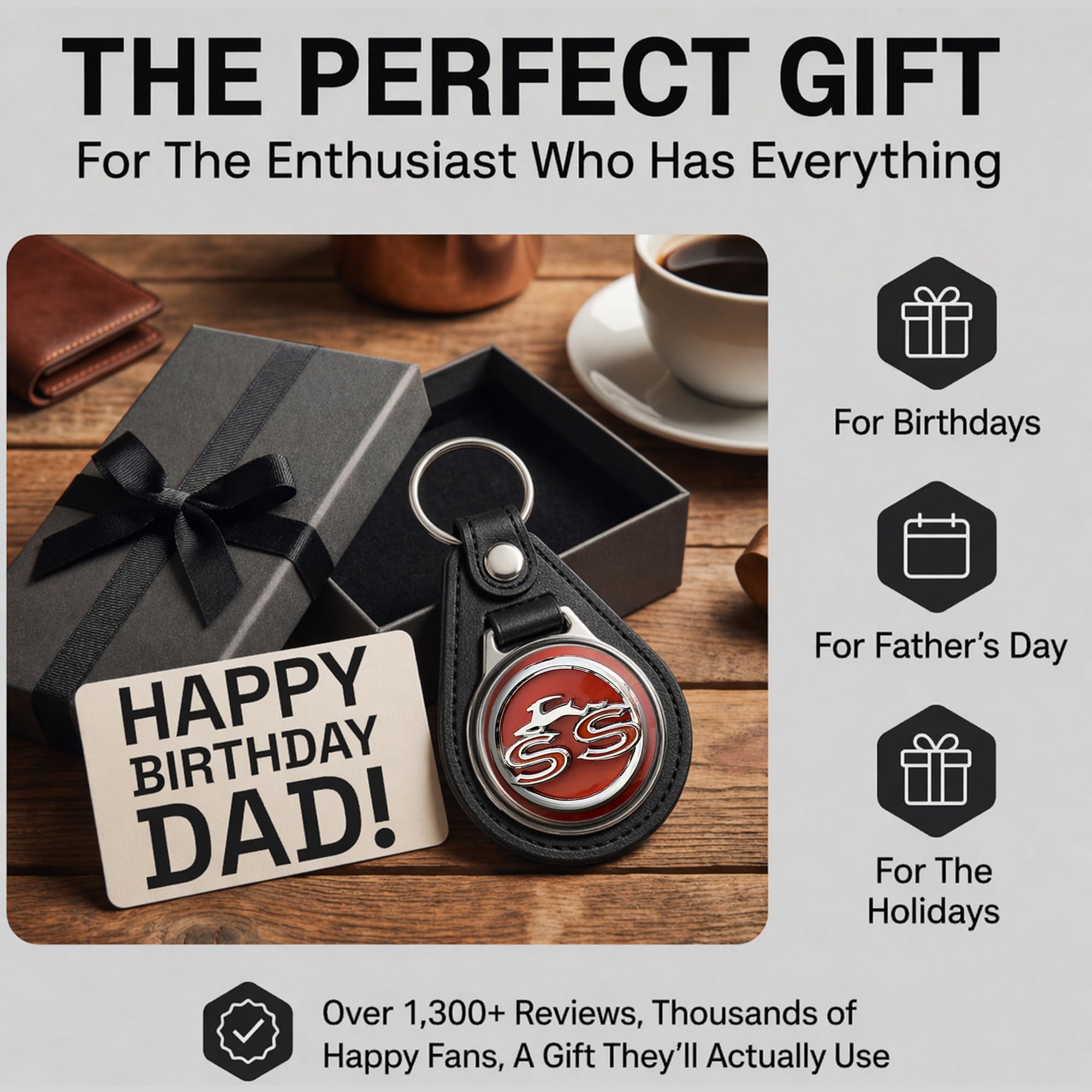 Brotherhood Car Key Chain for Impala - Classic Models Keychain for Men and Women Gift Key Ring - Image 5