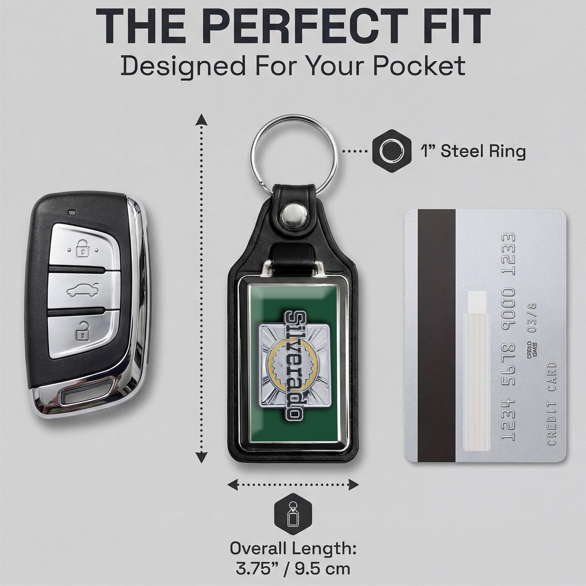 Brotherhood Car Key Chain for Silverado - Classic Models Keychain for Men and Women Gift Key Ring - Image 5