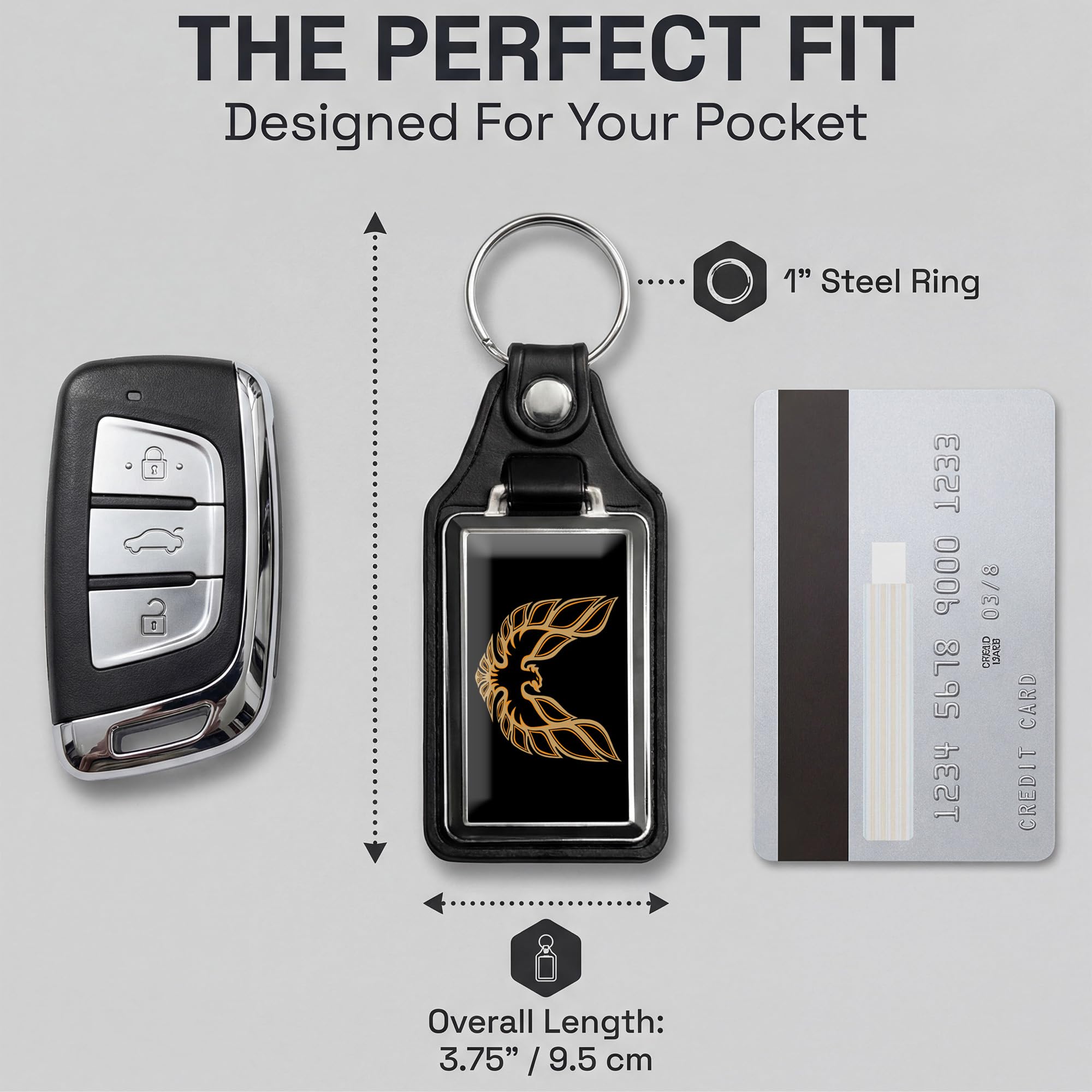 Brotherhood Car Key Chain for Trans Am Firebird - Classic Models Keychain for Men and Women Gift Key Ring - Image 4